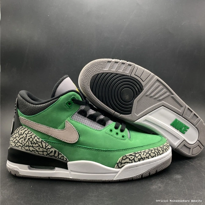 Official Maikesneakers Ducks 867493 Jordan shoes Tinker PE Oregon Air 3 AJ3 Retro 0712